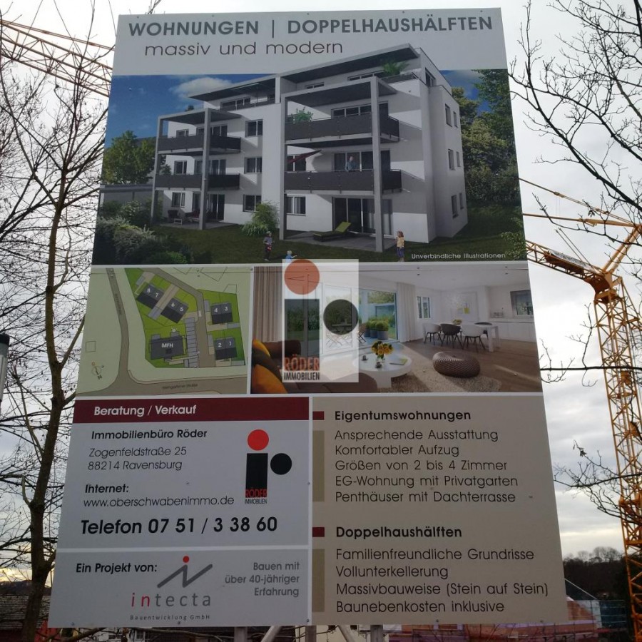 Kurzfristig beziehbare Neubaudoppelhäuser ! BEZAHLUNG ERST NACH FERTIGSTELLUNG !!!, 88284 Wolpertswende-Mochenwangen, Doppelhaushälfte