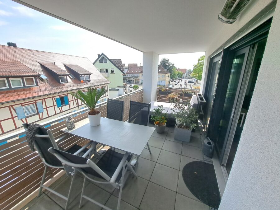 Neuwertige 2-Zimmerwohnung mit großem Balkon in der Ortsmitte von Baienfurt, 88255 Baienfurt, Etagenwohnung