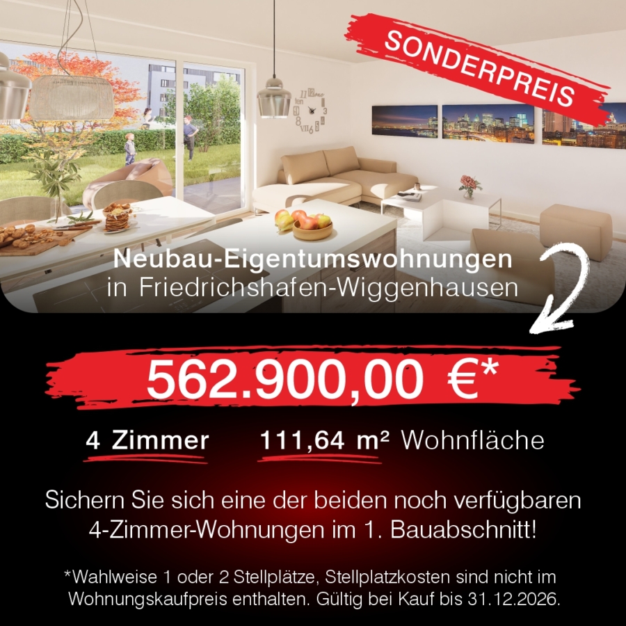 Aktionswohnung zum SONDERPREIS !!!!!, 88048 Friedrichshafen, Etagenwohnung